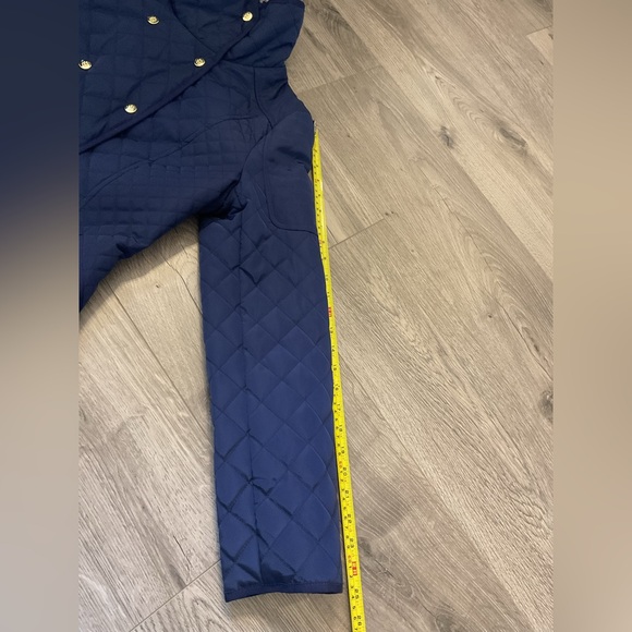 Jessica Simpson Double Breasted Vibrant, Blue Quilted jacket - Picture 10 of 12
